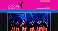 Desktop Screenshot of nicolecoteschoolofdance.com